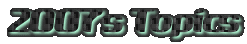 2007's Topics